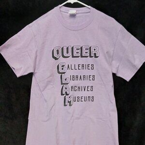 Medium Purple or Lavender Colored LGBT Shirt, Men's Medium,